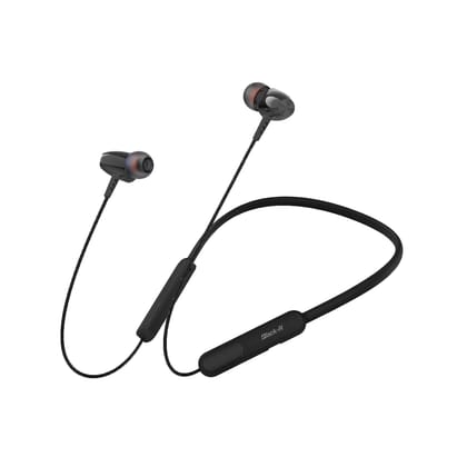 Black-R Bluetooth Wireless in Ear Earphones with Mic, Bombastic Bass - 13 mm Drivers, Dust and Water Resistant, Fast Charge, Low Latency, v5.4 Bluetooth Neckband, ‎Black-r-005 Black / One Size