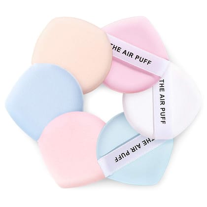 Elecsera Loose Powder Face Powder and Facial Foundation Powder Puff