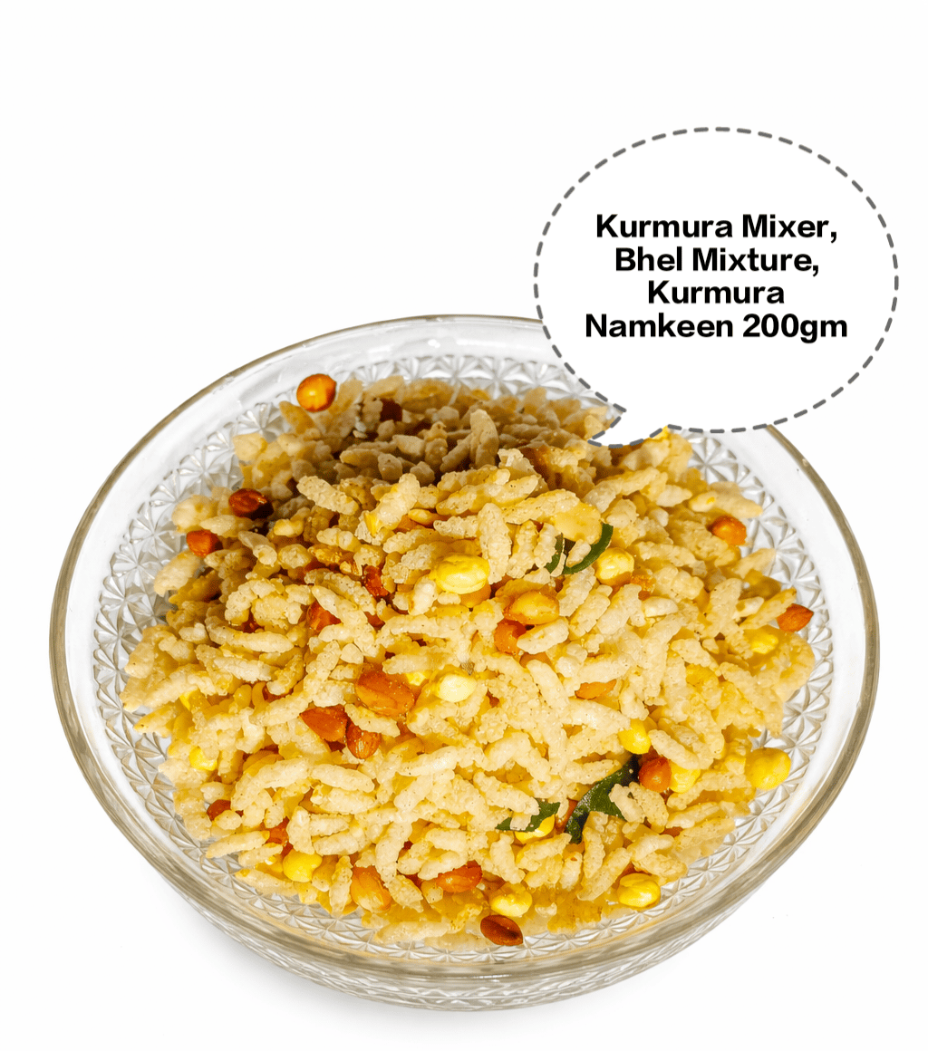 Kurmura Mixer, Bhel Mixture, Kurmura Namkeen, Murmura Mix, Churmura Mixture 200gm