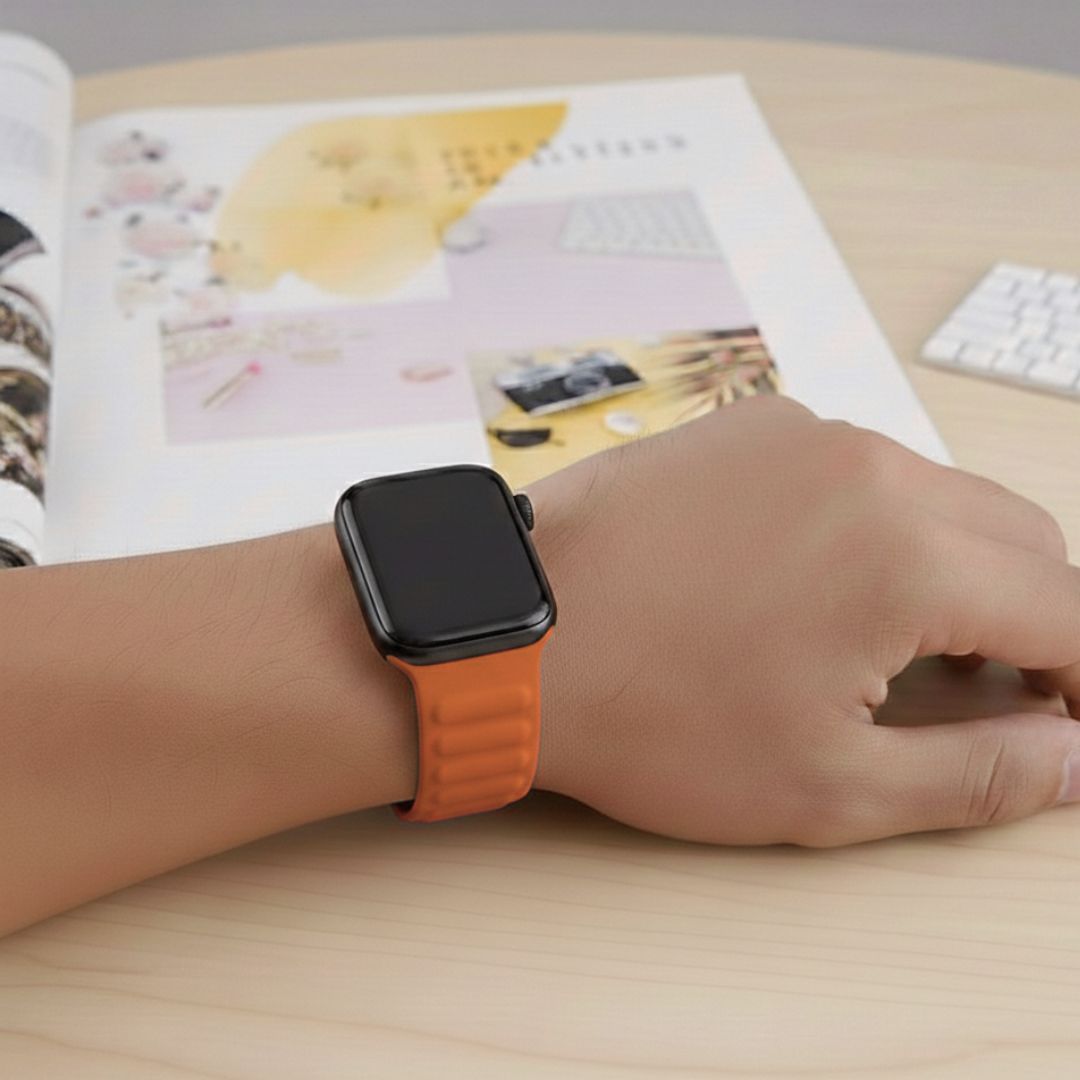 Apple Watch Magnetic Smash Strap (tan orange) - 42/44/45/49 MM