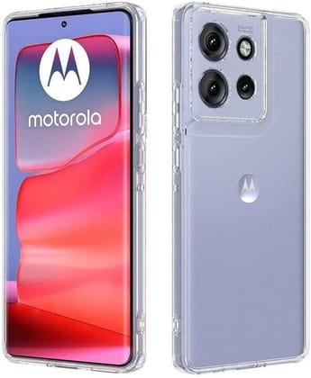 PLUGTECH TPU Ultra Hybrid Clear Camera Protection Back Cover Case for Moto Edge 50 Neo