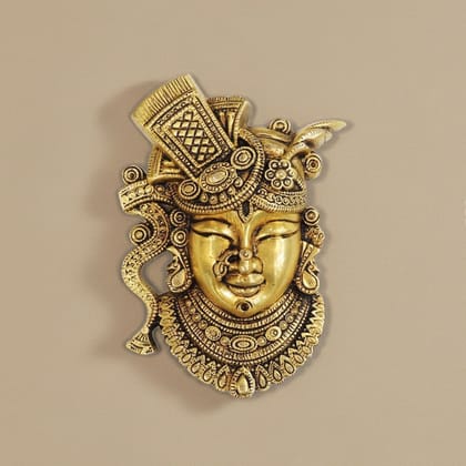 Brass Shrinathji Wall Hanging Idol, Height : 11.5 Inch (BSMAS1720 C) Brass Shrinathji Wall Hanging Idol, Height : 11.5 Inch (BSMAS1720 C)