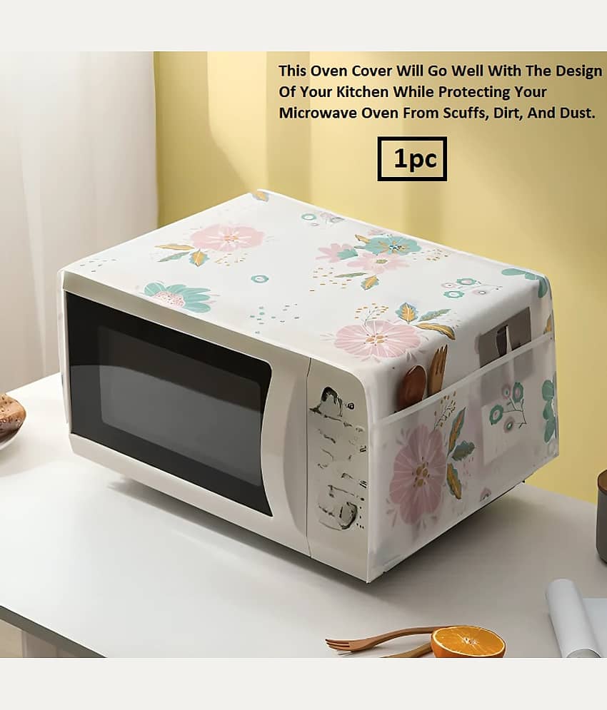 dust n shine Single PVC Assorted Microwave Oven Cover -