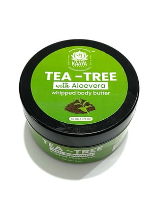 Kaaya Natural Tea Tree with Aloevera Whipped Body Butter