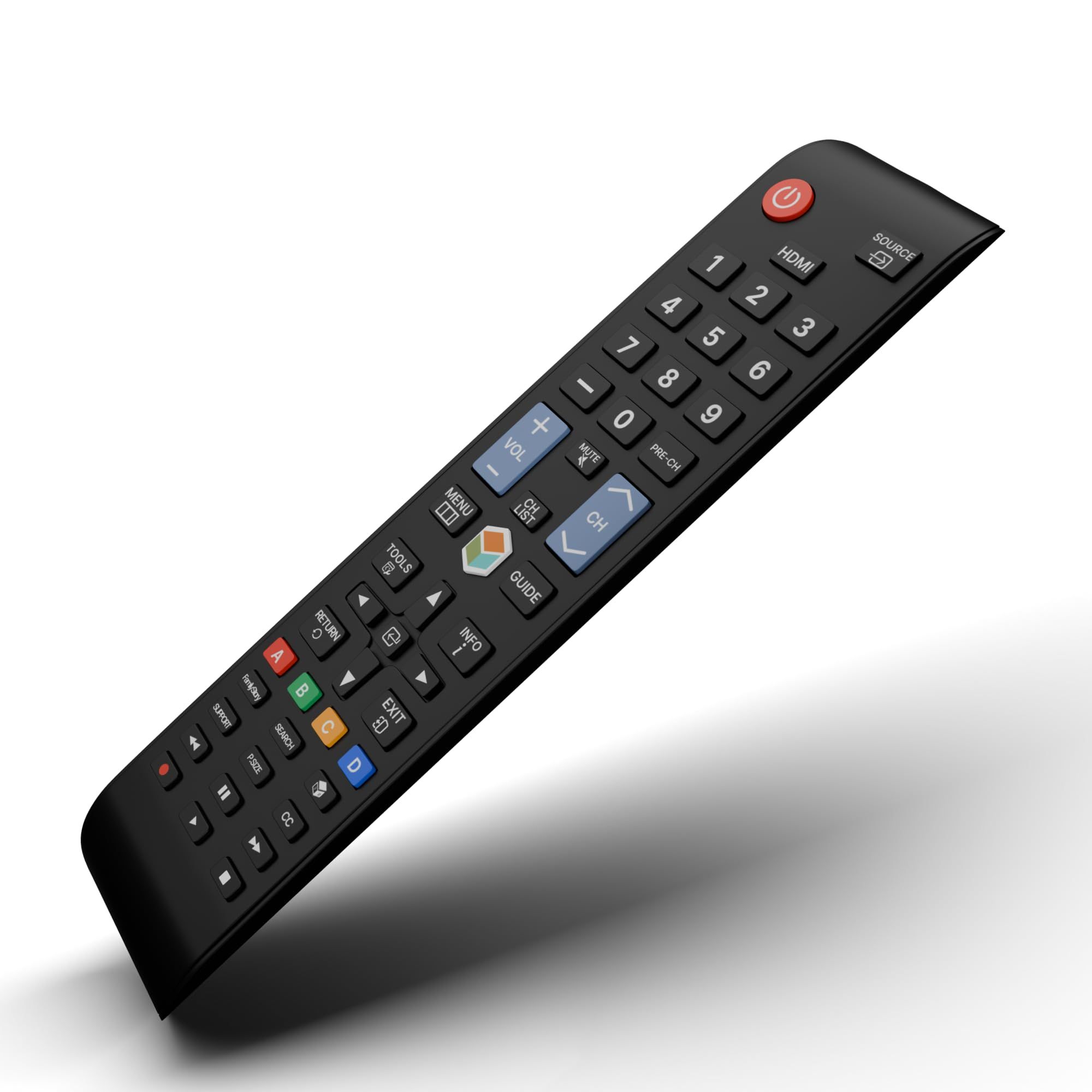 ZdalaMit Original LCD/LED Remote Control Compatible for Samsung Universal 10 LCD, LED URC-117 Remote Controller for Television with Multi Functions ZdalaMit Original LCD/LED Remote Control Compatible for Samsung Universal 10 LCD, LED URC-117 Remote Contr