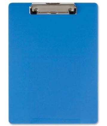 Rasper Blue Acrylic Clip Board Exam Pad for School & Office Unbreakable Writing Pad Student Exam Board Big Size (14x10 Inches)