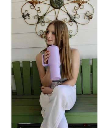 GMPex Tumbler Bottle with Straw for School College Large Size (Mix Color)