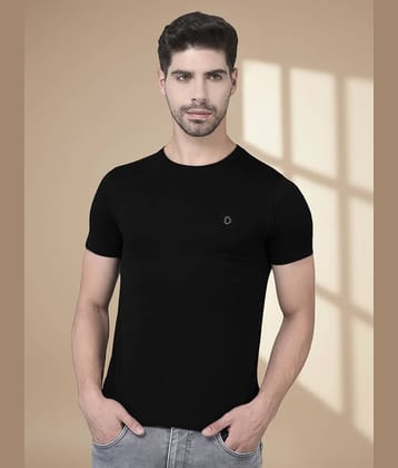 Dollar Men Cotton Blend Regular Fit Solid T-Shirt ( Grey Melange )