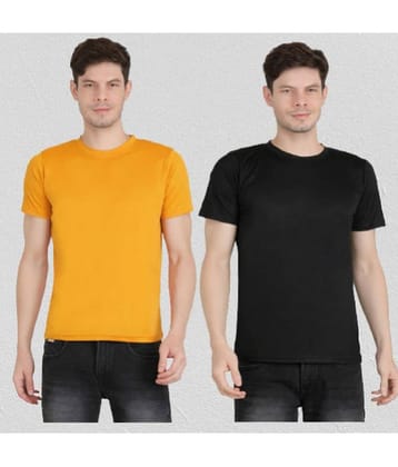 Ben Toi Pack of 2 Polyester Regular Fit Men's T-Shirt ( White )