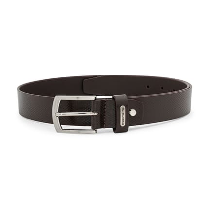 Red Tape Textured Leather Belt for Men | Classic and Durable