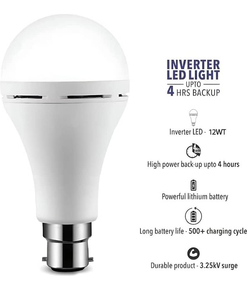 ZESTRUM 12W Cool Day Light Inverter Bulb ( Single Pack )
