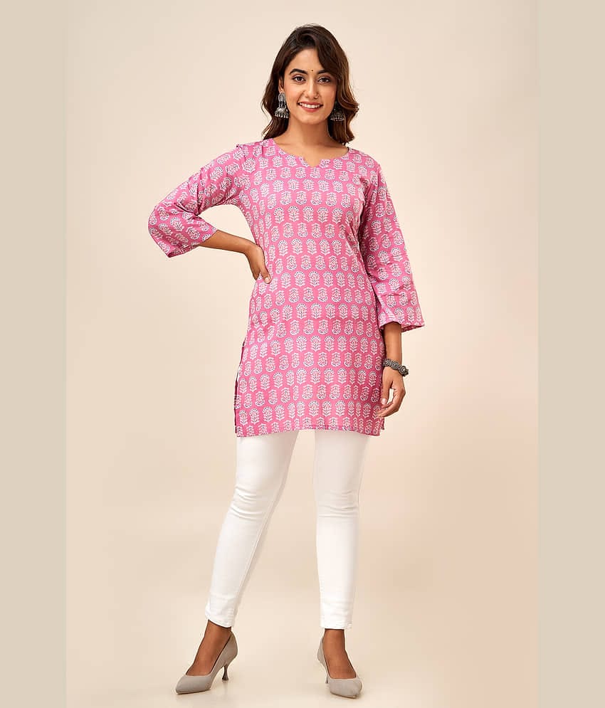 Cotton Short Kurti For Women (Pack of 1)