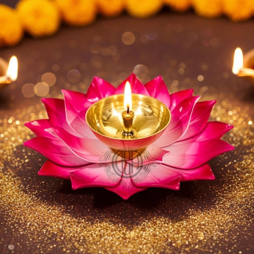 Brass Decorative Deepak (ZMAS480 C)