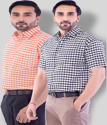 DESHBANDHU DBK - Multicolor Cotton Regular Fit Men's Casual Shirt ( Pack of 2 )