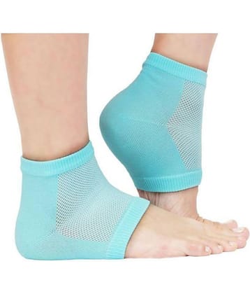 Mezire Overseas Silicone Gel Heel Socks With Gel Pad Foot Protector Free Size
