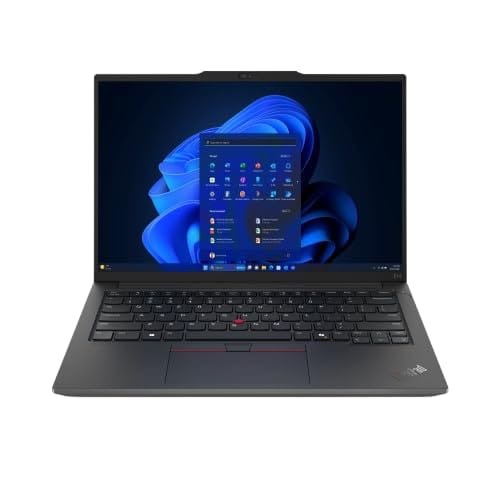 Lenovo ThinkPad E14, AMD Ryzen 5 7535HS, 16GB RAM, 512GB SSD, WUXGA IPS 14 (35.56cm), Windows 11 Home, Office 2024, Black, 1.42Kg, 21M3S0AJ00, Fingerprint, Backlit, 300 Nits, 1Y Onsite, Laptop Lenovo ThinkPad E14, AMD Ryzen 5 7535HS, 16GB RAM, 512GB SSD,
