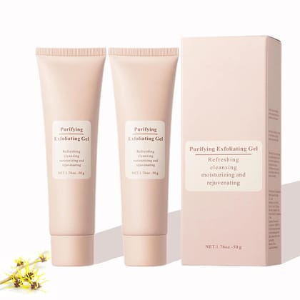 ELHAE Purifying Exfoliating Gel for Face | Gentle Peeling Cleanser for Dead Skin Removal | Hydrating & Skin Brightening Formula | 50g | For All Skin Types | Unisex Use (100g) ELHAE Purifying Exfoliating Gel for Face | Gentle Peeling Cleanser for Dead Skin Removal | Hydrating & Skin Brightening Formula | 50g | For All Skin Types | Unisex Use (100g)