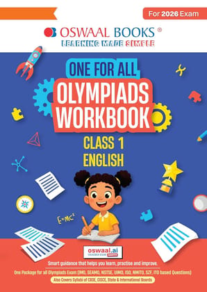 OSWAAL ONE FOR ALL OLYMPIADS WORKBOOK ENGLISH CLASS 1 FOR 2026 EXAMS || PREP GUIDE || NTSE || IMO || oswbeng1 OSWAAL ONE FOR ALL OLYMPIADS WORKBOOK ENGLISH CLASS 1 FOR 2026 EXAMS || PREP GUIDE || NTSE || IMO || oswbeng1