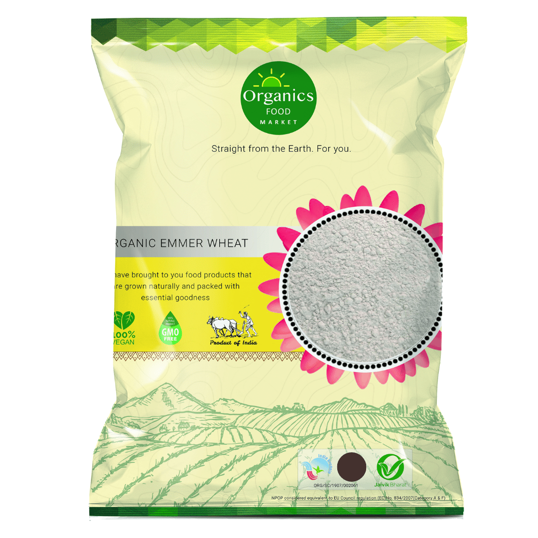 Emmer Wheat Flour - 100% Khapli Atta (5Kg Pack)