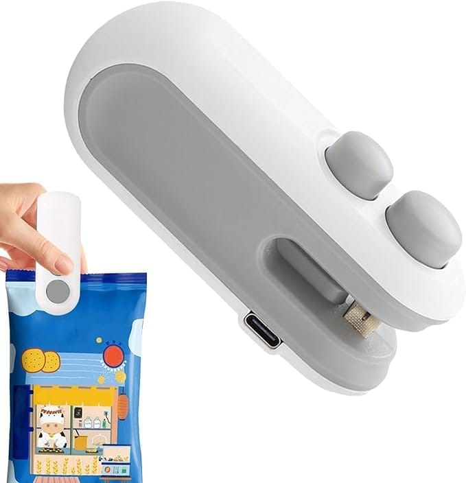 Sealing Clip - Portable Mini Sealing Machine Handheld Packet Sealer for Food, Snacks, Chips, Fresh Storage, Plastic Bag Sealing Machine