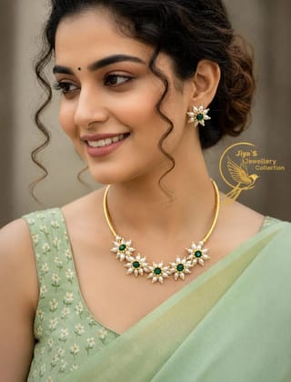 Beautiful handmade neckline set