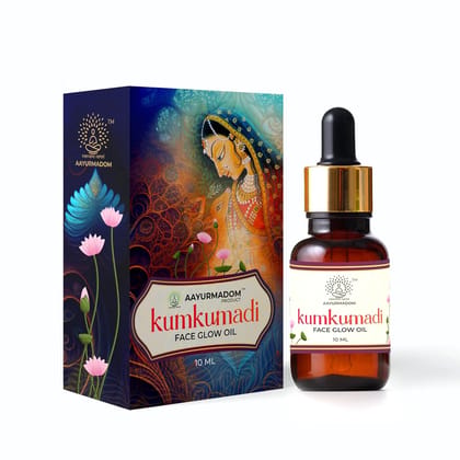AAYURMADOM Kumkumadi Oil / Tailam - Night Serum for Glowing Skin (10ml)