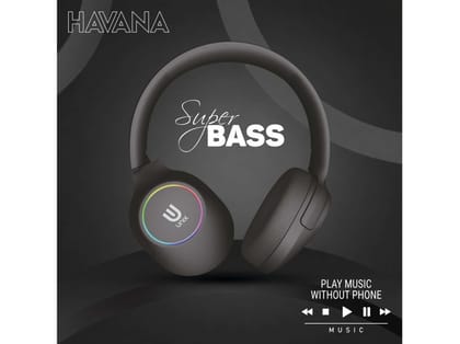 UNIX UX-W3 HAVANA Wireless Headset - Black