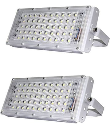 Admiz 50 Watts IP 65 Flood Light Cool Day Light - Pack of 2