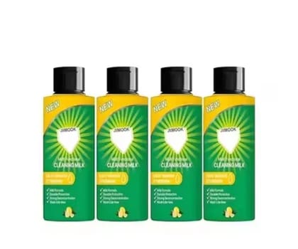 Multi-Functional Cleaning Milk | All Purpose Cleaner Liquid for Kitchen & Bathroom | Strong Decontamination & Stain Remover for Stove Tops, Tiles, Glass & Steel | Non-Toxic Degreaser pack of 4