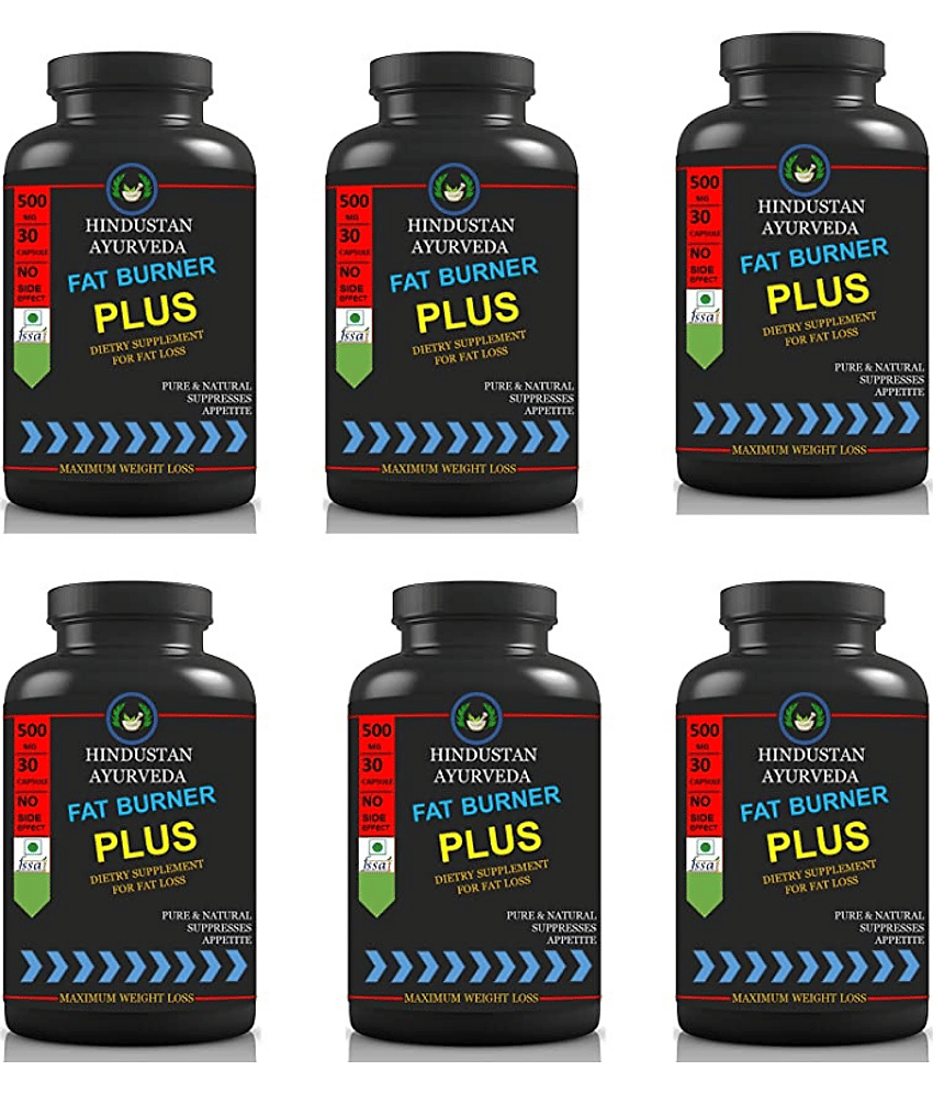 Hindustan Herbal FAT BURNER PLUS 0.2 kg Unflavoured Pack of 6