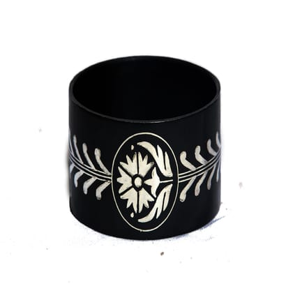 Bidri Broad Bangle Less Sheet Work (1TMTDCOKA10258)