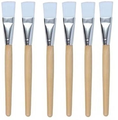 Elecsera Professional Face Pack and Facial Bleach Brush (Pack of 6)