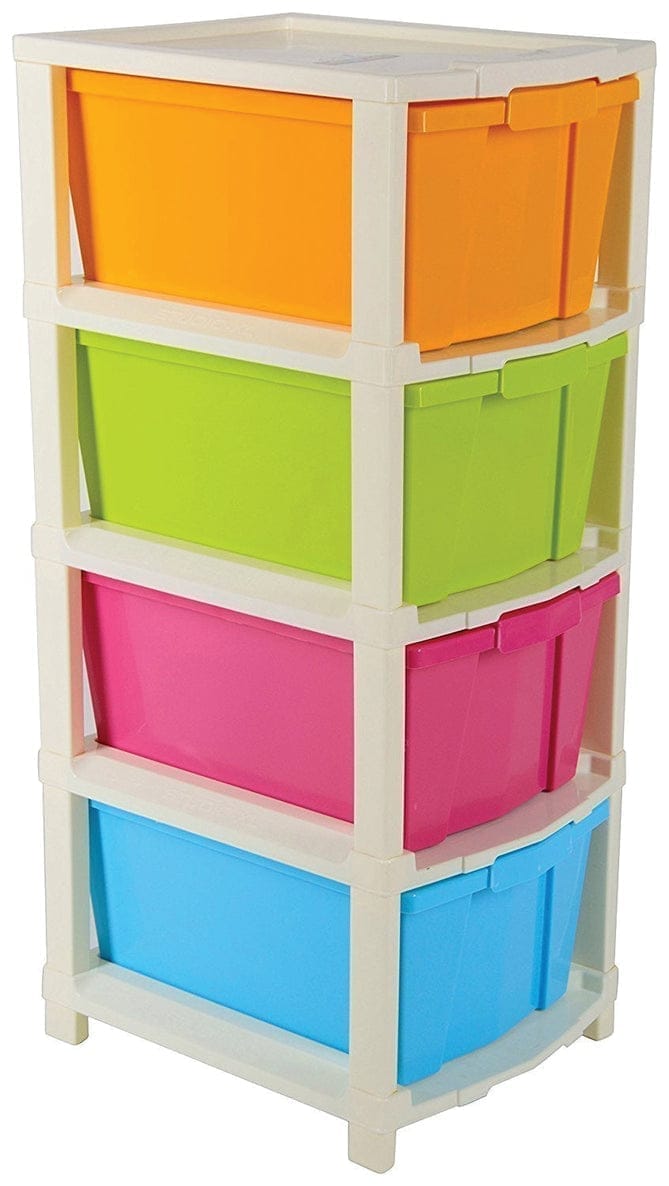 0768 MULTIPURPOSE MODULAR DRAWER ORGANIZER STORAGE BOX - 4 LAYERS