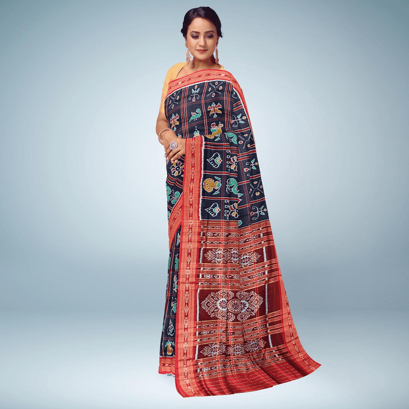 Nabakothi Khandua Silk Saree