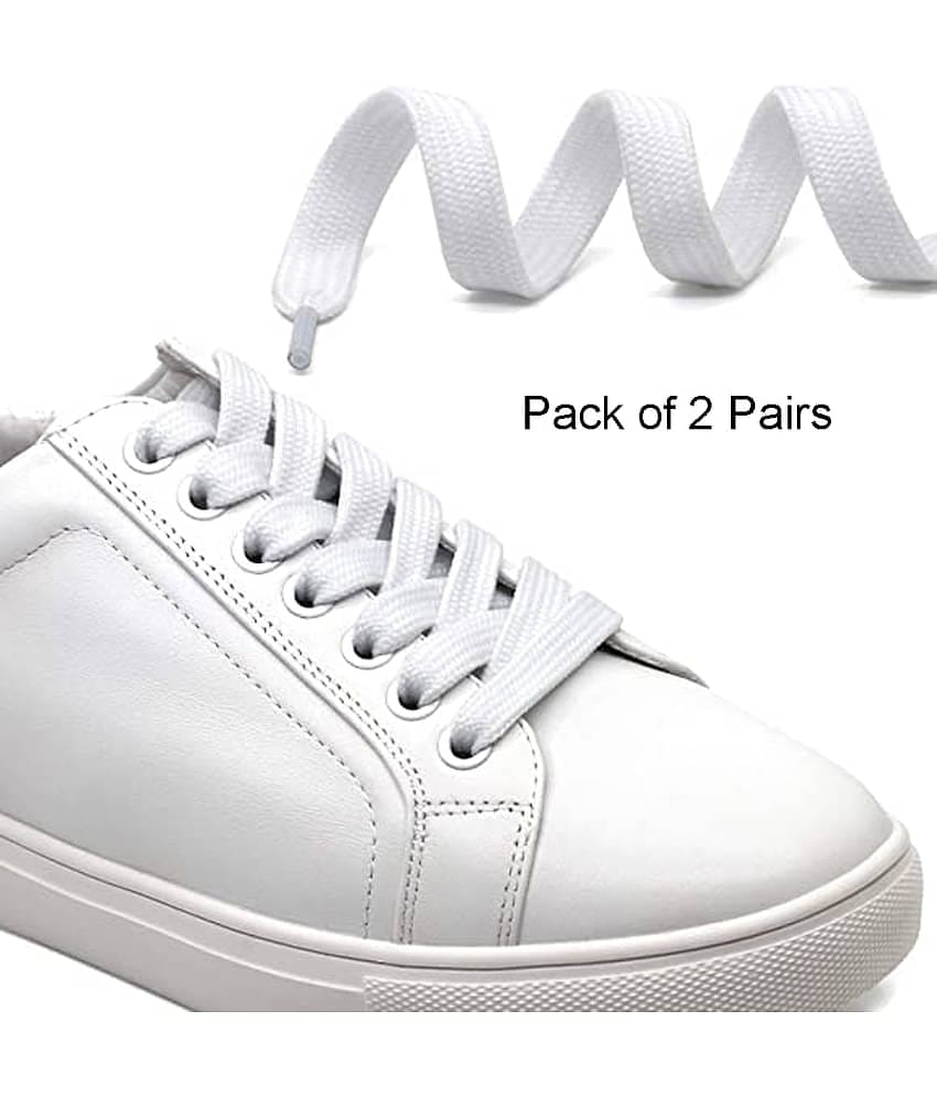 Sheppits White Nylon Durable 120cm Flat Lace