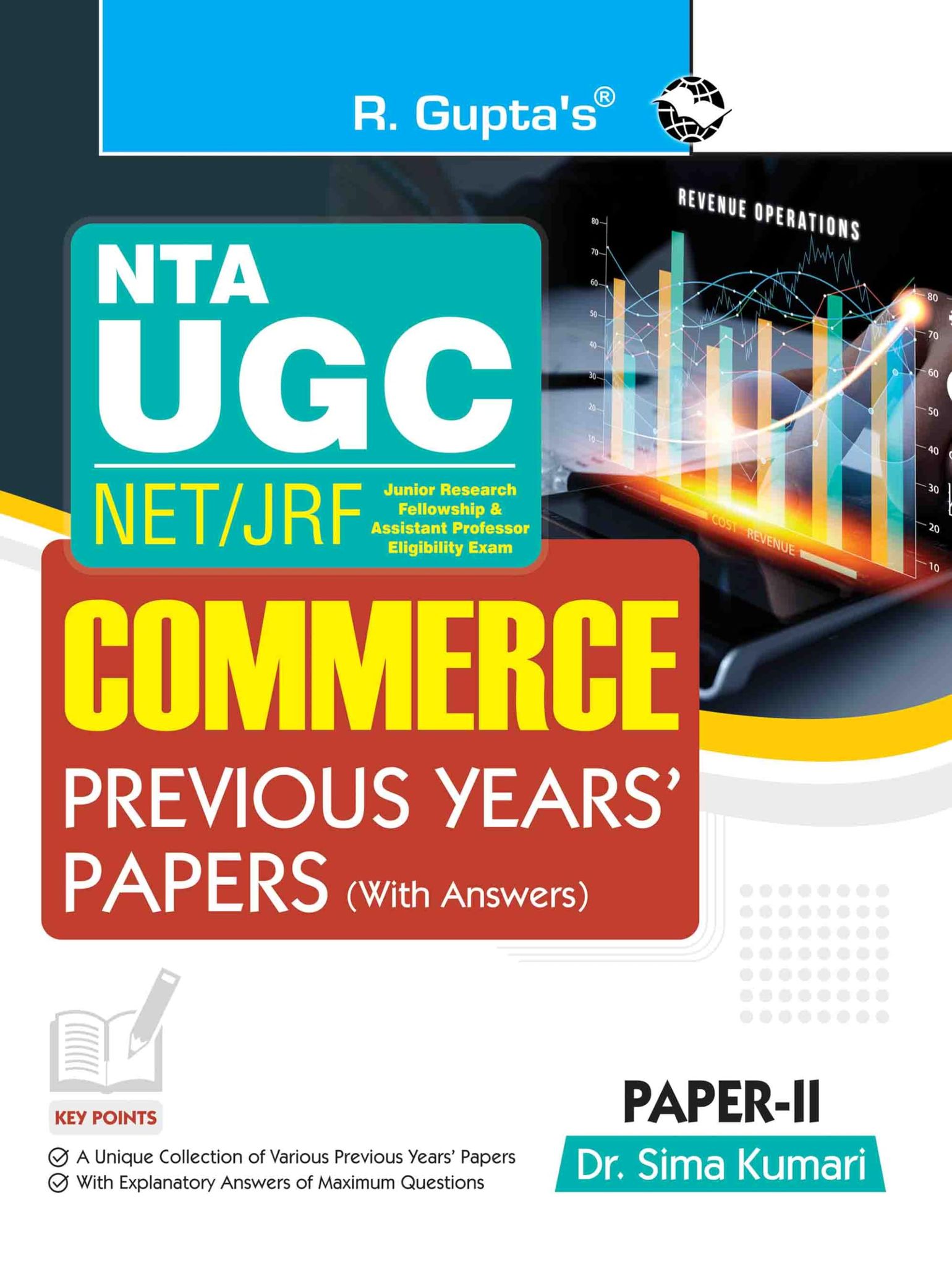 NTA-UGC-NET/JRF: Commerce (PAPER-II) Previous Years' Papers (With Answers) [Paperback] [Apr 15, 2025] Dr. Sima Kumari