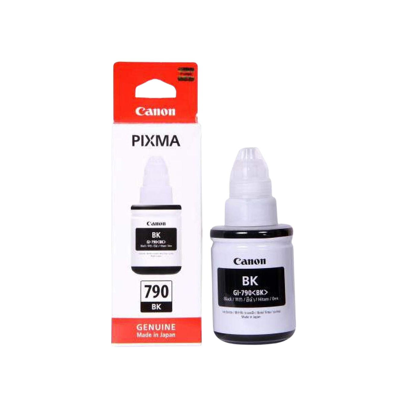 Canon Pixma GI 790 Black Genuine Ink Bottle, 135 ml