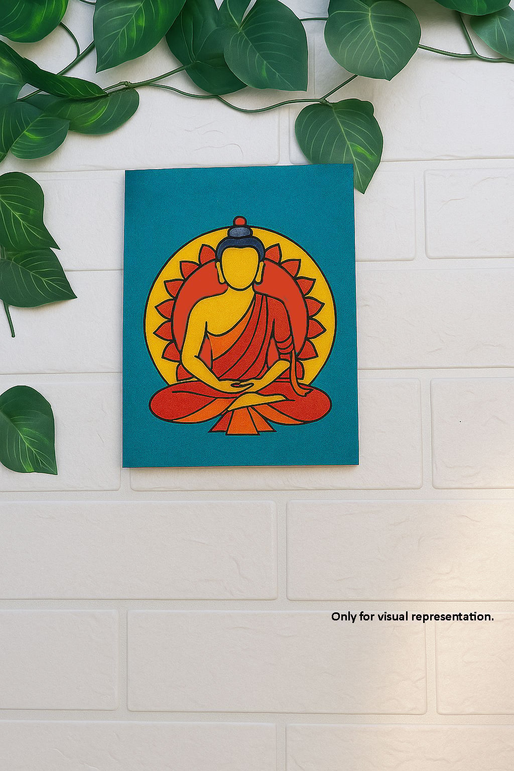Dbeautify's MDF Meditating Buddha – Traditional Painting DIY