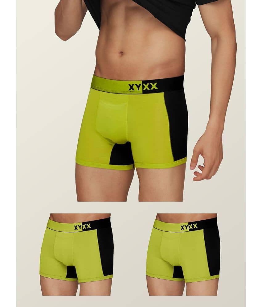 XYXX Pack of 3 Modal Trunks For Men's ( Multicolor )