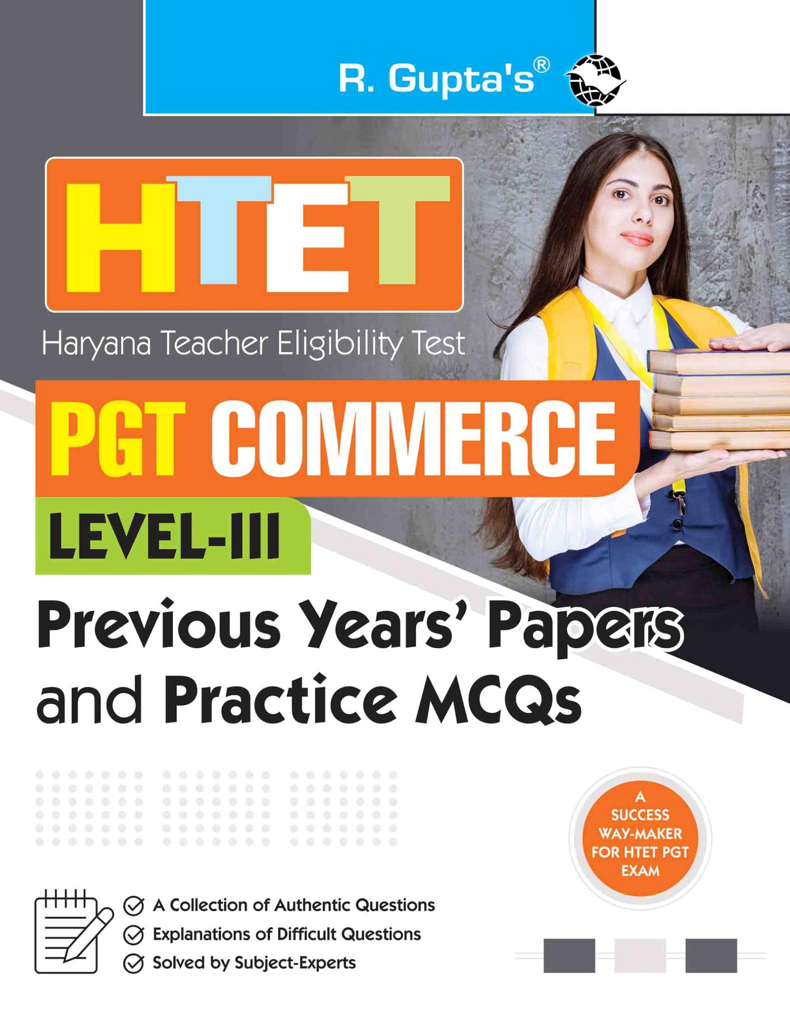 HTET (PGT- Commerce) Previous Years' Papers & Practice MCQs (Level-3) (R-2179)