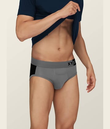 XYXX Pack of 1 Modal Briefs For Men's ( Light Grey )