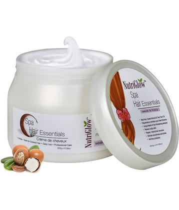 NutriGlow Hair Spa Cream with Volumizing & Shine Lock Formula for Weak & Frizzy Hair, 300gm