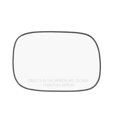 RMC Car side mirror glass plate (Sub mirror plate) suitable for Maruti Suzuki Zen Estilo (2006-2013) RIGHT SIDE/DRIVER SIDE