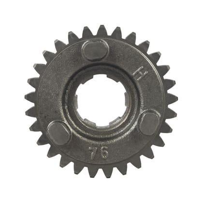 Hero Genuine Counter Shaft 2nd Gear (29 T) for HF 100, HF Deluxe, Splendor Plus & Passion Pro | Alloy Steel Durability | OEM Fit | Reliable Performance | Smooth Power Transfer | Easy Installation - 23441GB4770S