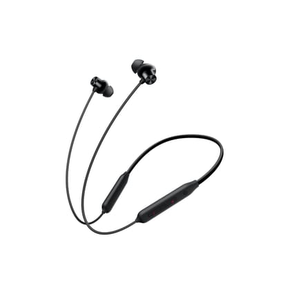 OnePlus Bullets Wireless Z2 ANC  Neckband with Active Noise Cancellation (IP55 Water Resistant, Upto 28 Hours Playback, Booming Black)
