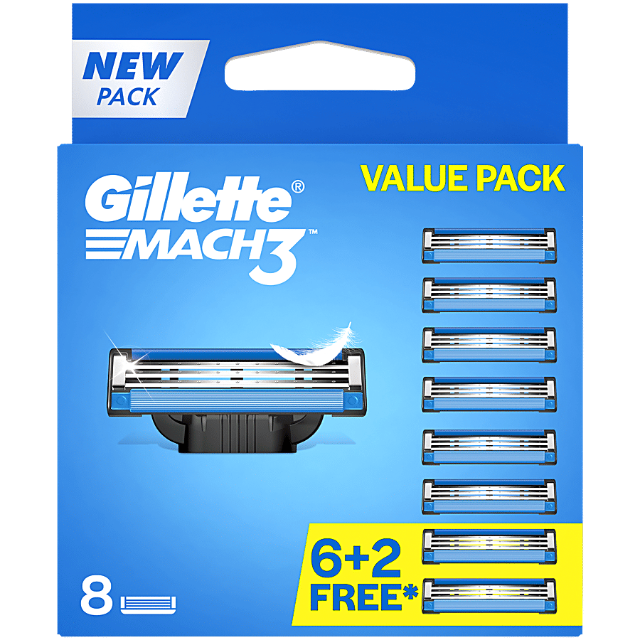Gillette Mach3 Cartridge Value Pack (6+2 Free)