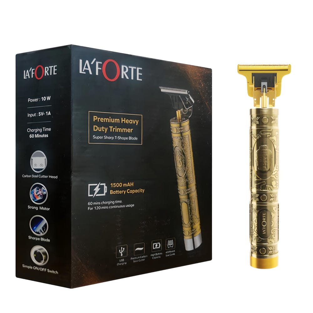 LA' FORTE Heavy Duty Rechargeable Hair Trimmer LA' FORTE Heavy Duty Rechargeable Hair Trimmer - Pack of 1_Trimmer