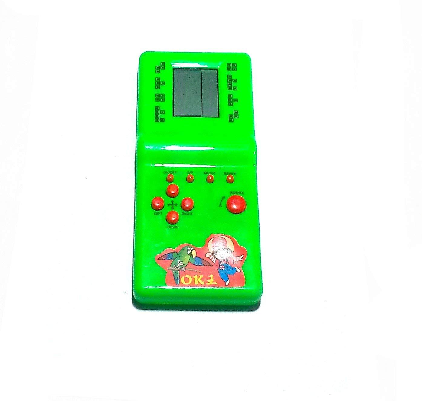 nawani brick kids video game, color as per availability, size -l-18, b-7.5, h-2 cm-Green