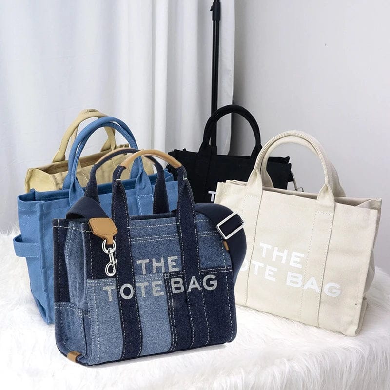Hot Selling Fashion Canvas The Tote Bag For Women Purses and Handbags Ladies Bag Beach Travel Colorful Luxury designer