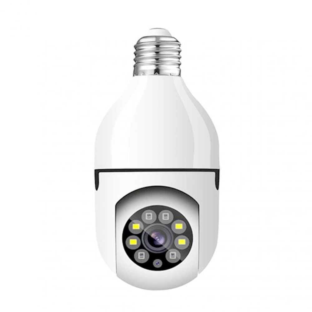 Wifi Camera | 3MP Indoor Bulb Camera Indoor 360Â° Smart Home Security Camera | Light Vision 24x7 Continuous Recording with Motion Sensor